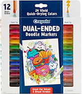 Crayola Dual Ended Doodle Marker 12ct CY58 - 8314 - Colorland Toys